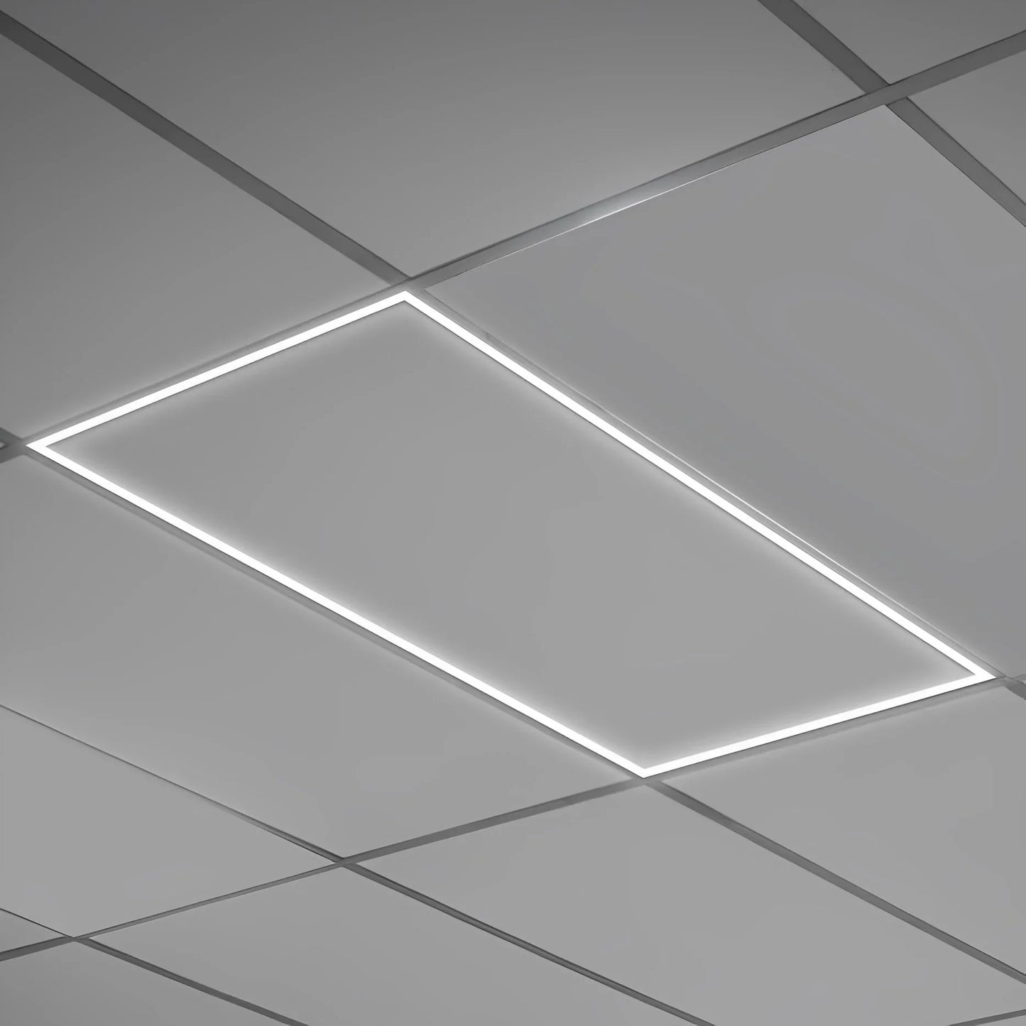 LED Frame Light/ T-Bar, 40W/50W/60W, 2x4, Adjustable Wattage and  5CCT 3000K-6500K, 7800 Lumens