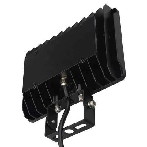 30W LED Flood Light - 3819 Lumens - 5000K Daylight - 100-277V - Yoke Mount - Black Housing - IP65 - UL & DLC Listed