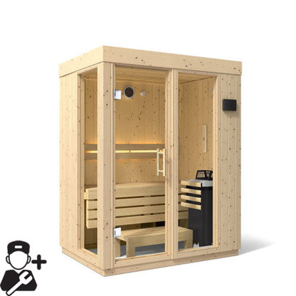 Kohler C1 Indoor Sauna Kit – Scandinavian Spruce