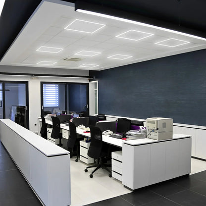 LED Grid Frame Ceiling Light, 2x2, 40W/30W/20W, Adjustable Watts & CCT,3000K-6500K , 4800 Lumens