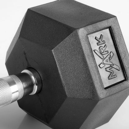 10-Pairs, 5 to 50 lbs. Hex Dumbbells Includes 3-Tier Storage Rack