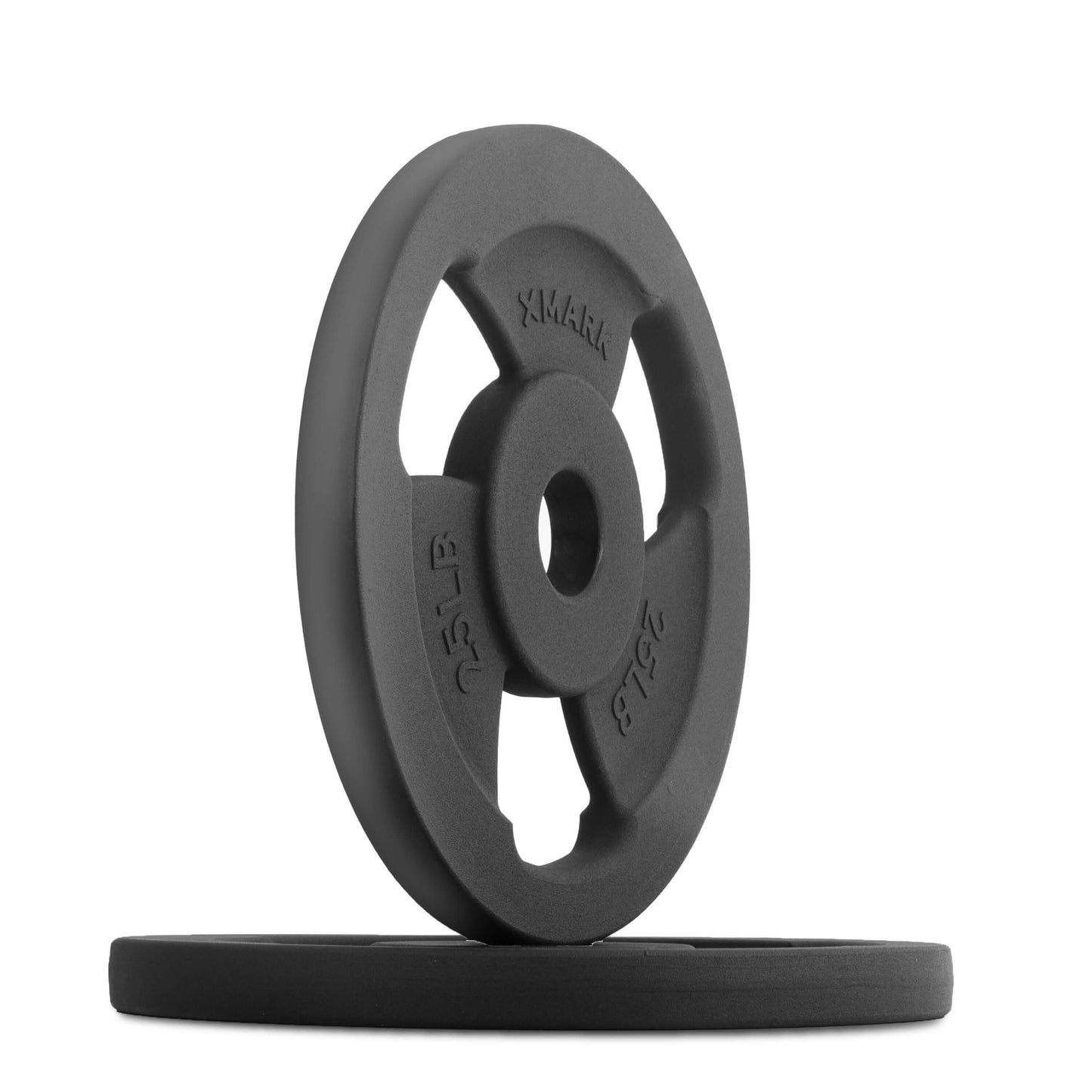 Iron Horse Premium cast iron Olympic weight plates, featuring classic design for traditional strength training.