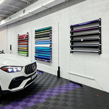 Yescom Vinyl Roll Holder Storage Rack Wall Mount