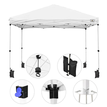 Yescom 10x10 Pop Up Canopy Tent with Bag, Optional Sidewalls