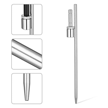 Yescom Teardrop Flag Pole Kit - 10 Sets, Base Type Options