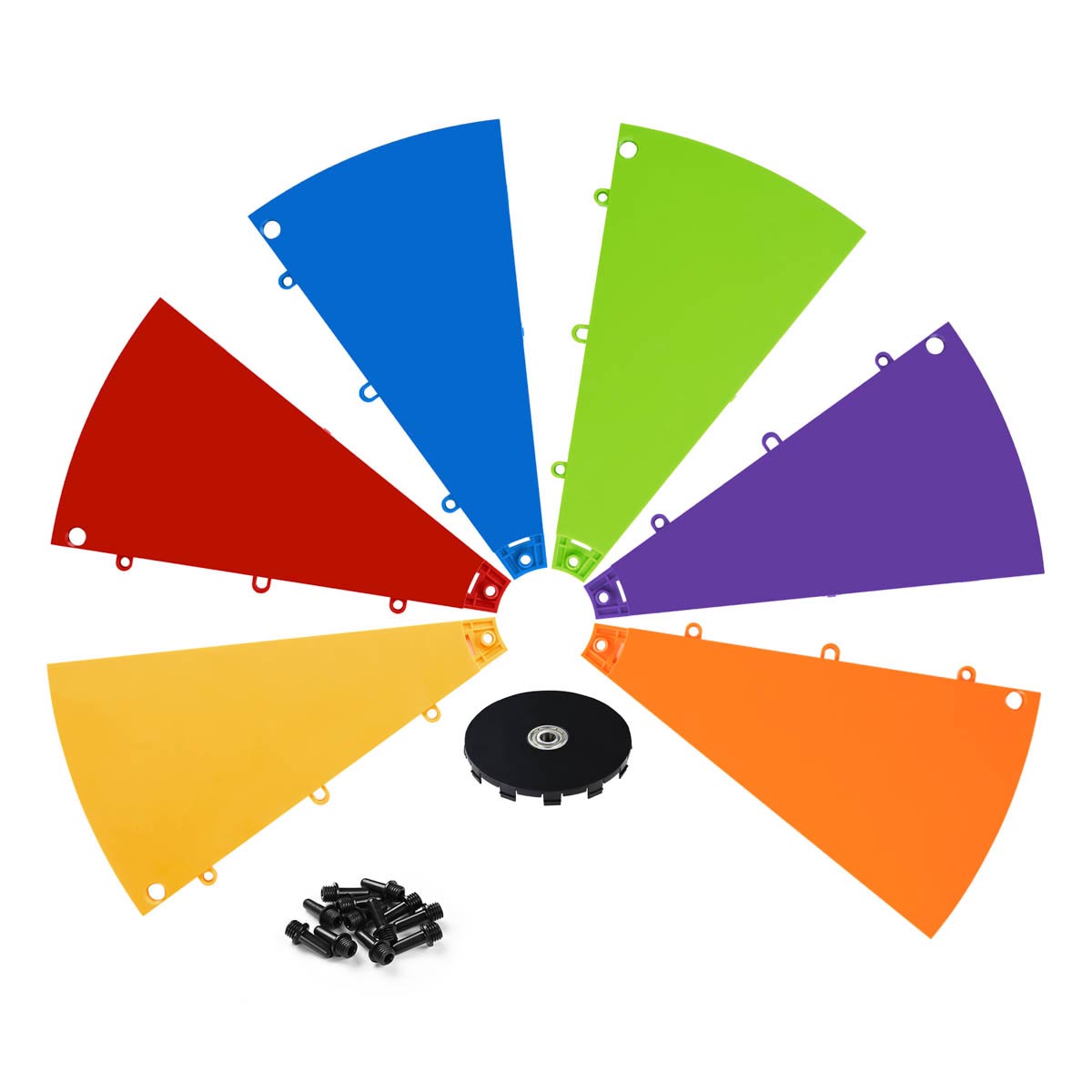 WinSpin Modular Prize Wheel Elements(Plate, Center Piece, Peg Options)
