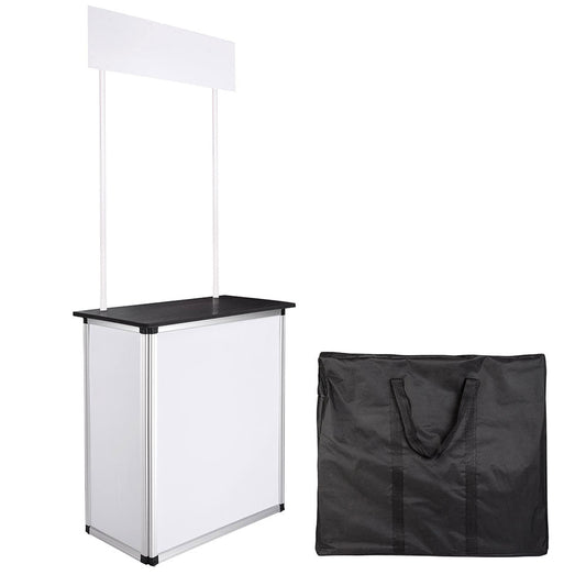 Yescom Foldable Promotional Trade Show Counter Wood Countertop Demo