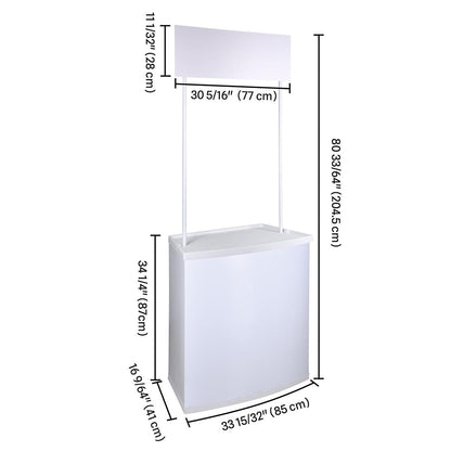 Yescom Portable Trade Show Promotion Table Counter Demo Display