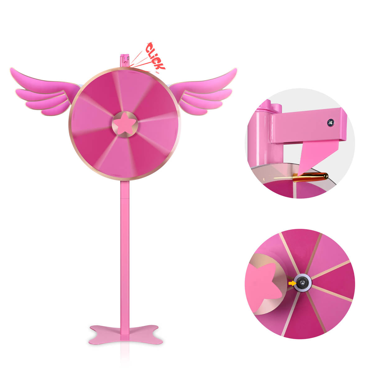 WinSpin 24" Prize Wheel for Carnival Promo Floor Standing Tabletop