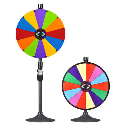 WinSpin 24" 14 Slot Floor Stand Color Clicker Dry Erase Prize Wheel