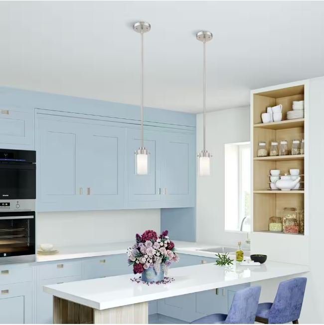 51" Pendant Light with 1*E26 Socket, 120V- Modern Simple Design