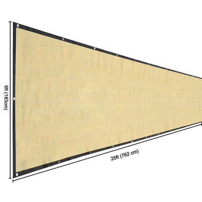 Yescom Residential 90% Privacy Screen Fence 6'x25'