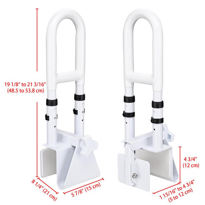 Yescom Bathroom Bathtub Grab Bar Shower Safety Handrail Adjustable