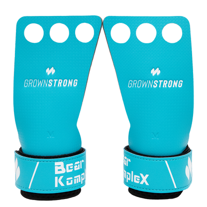 bear komplex 3 hole hand grips, 	
grips victory, crossfit grips,