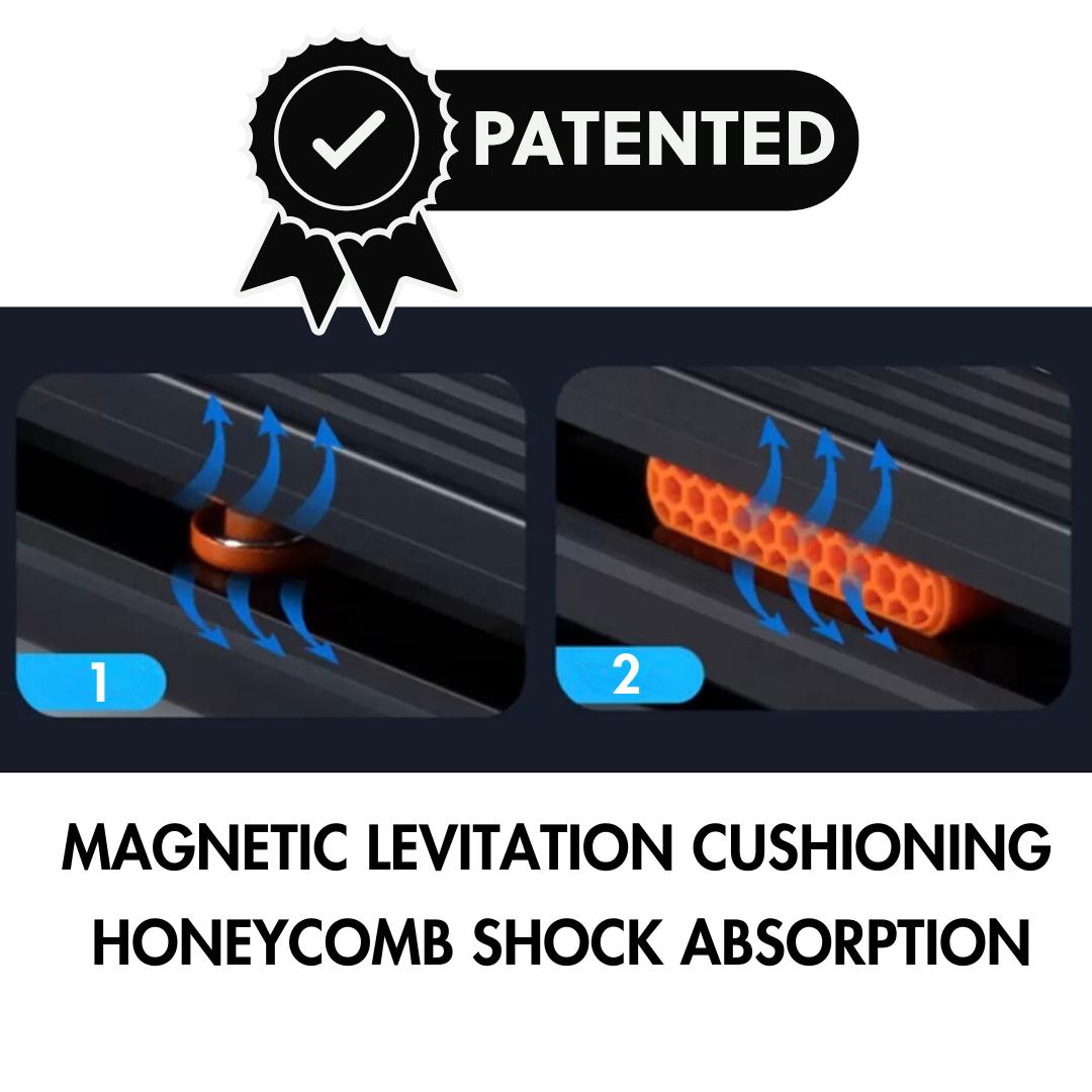 Light Commercial Folding Treadmill - Muscle D Fitness - LED Display - Heart Rate Monitor - Safety Clip