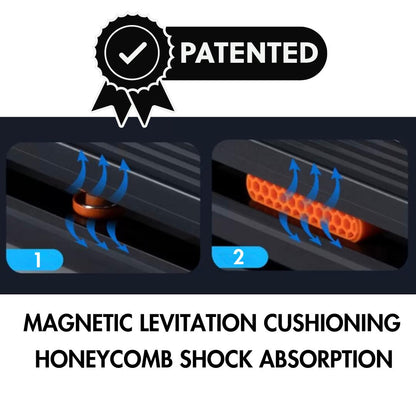 Light Commercial Folding Treadmill - Muscle D Fitness - LED Display - Heart Rate Monitor - Safety Clip