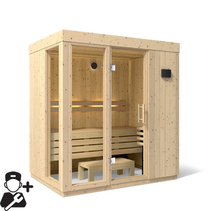 Kohler C1 Indoor Sauna Kit – Scandinavian Spruce