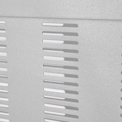 Yescom Mobile Computer Cart Metal Storage Basket