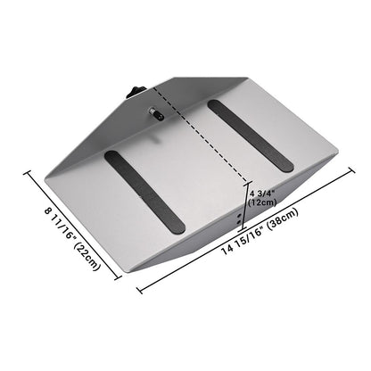 Yescom Mobile Computer Cart CPU Stand with Side Support