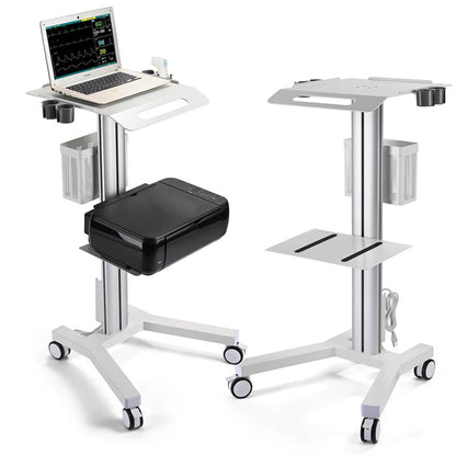 Yescom Rolling Laptop Cart with Power Outlet