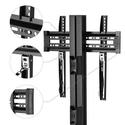 Yescom Mobile TV Stand with Mount for 32-65in Monitors Office Classroom