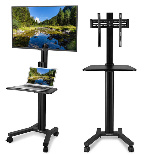 Yescom Mobile TV Stand with Mount for 32-65in Monitors Office Classroom