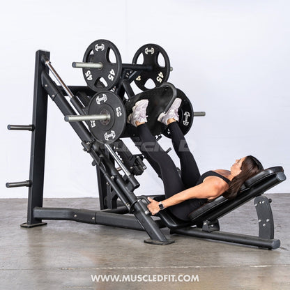 45 Degree Linear Leg Press Machine - Muscle D Fitness - Adjustable Angle Back Pad