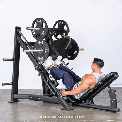 45 Degree Linear Leg Press Machine - Muscle D Fitness - Adjustable Angle Back Pad