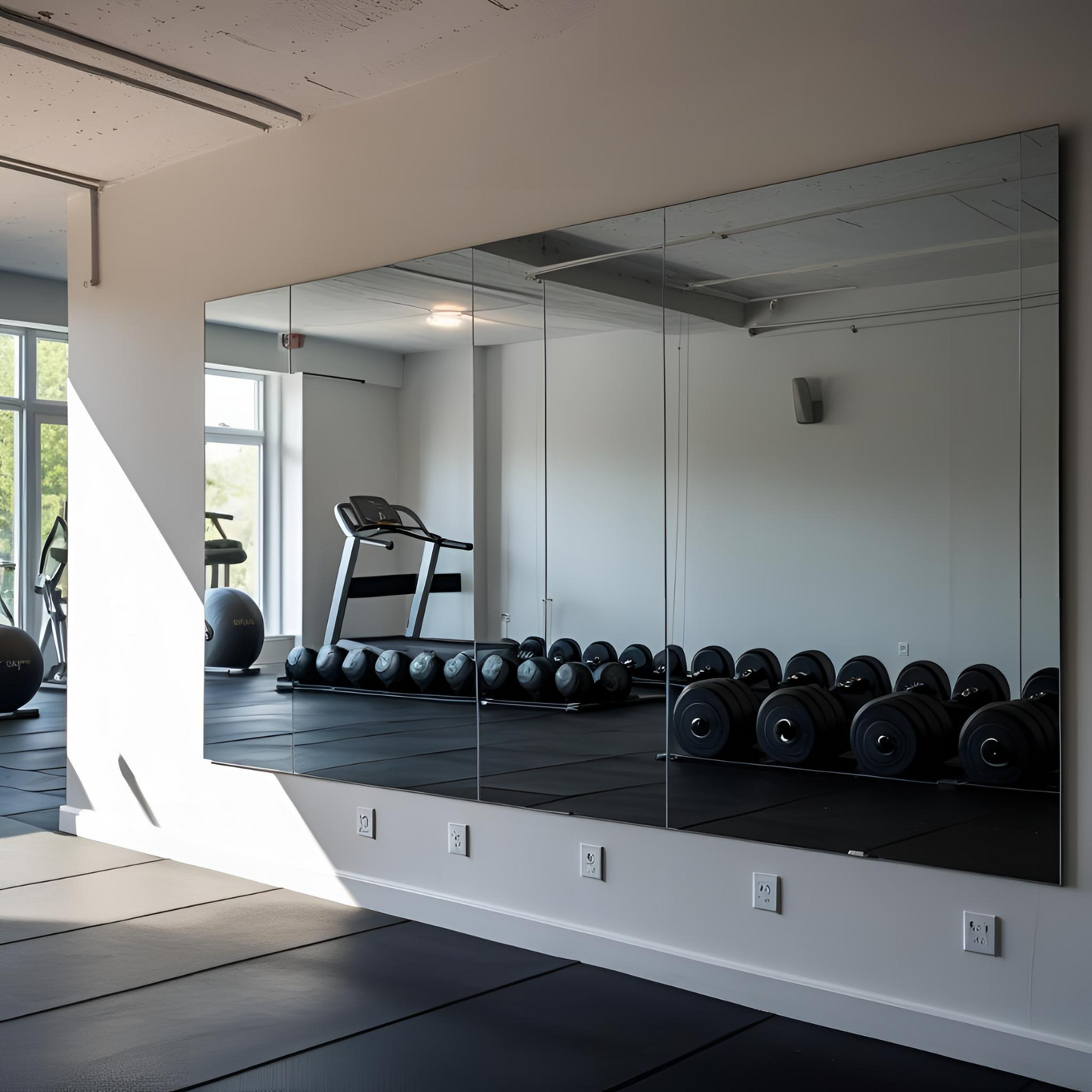 Gym Mirror – Full-Length Wall-Mounted Mirror for Home Gyms - Fitness Centers - and Commercial Spaces