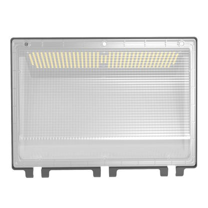 LED Wall Pack Light Built-in Photocell, 120W/100W/80W, 3000K-5000K, 15,600 Lumens, 120-277 VAC