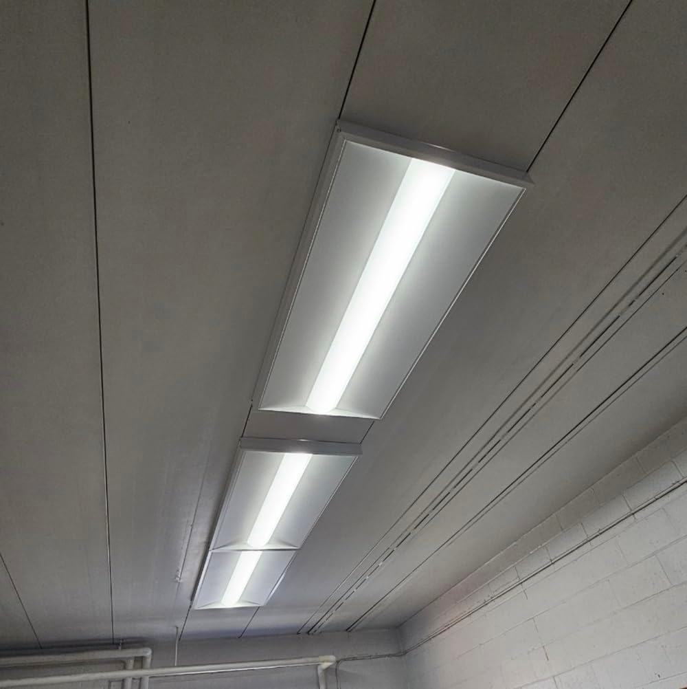 Surface Mount Kit for LED Flat Panel Light, 2x4, Aluminum Ceiling Frame (24x48x3.13 inches) for Edge-Lit & Backlit Panels