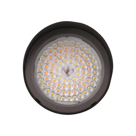 2nd Gen 25W LED Landscape Light - 3375 Lumens - 3000K-5000K CCT Adjustable - 120-277V - Ground Stake Mount - Bronze Housing