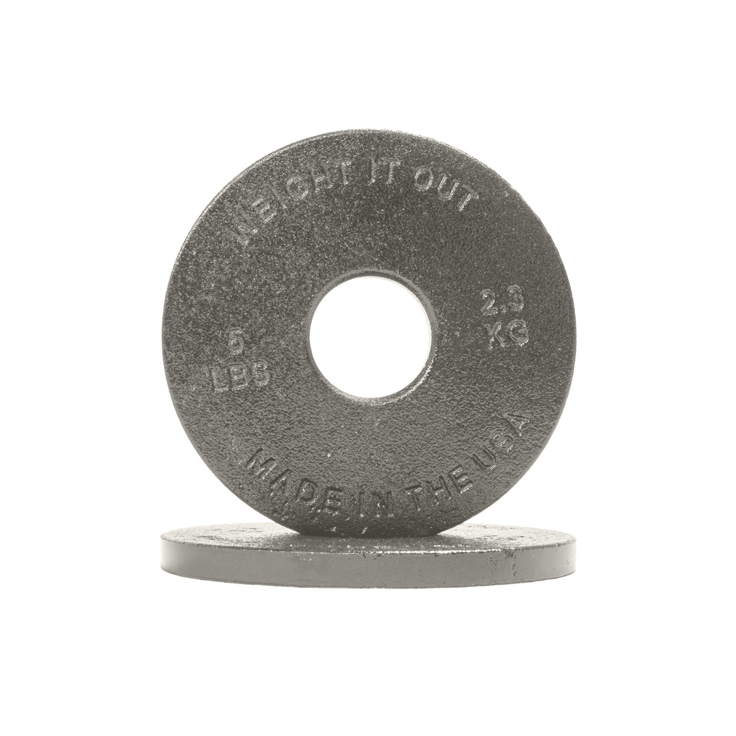 Standard 1" Center Hole Cast Iron Machined Weight Plate Pairs