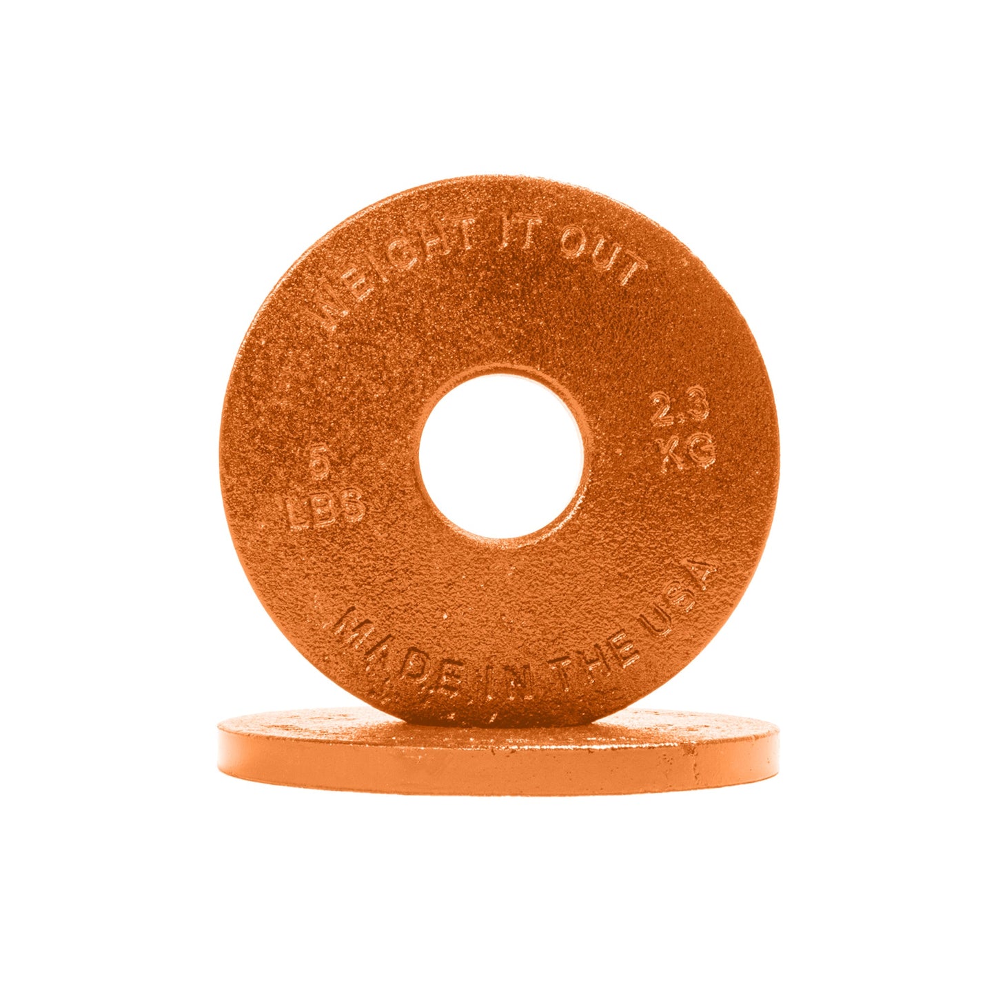 Standard 1" Center Hole Cast Iron Machined Weight Plate Pairs