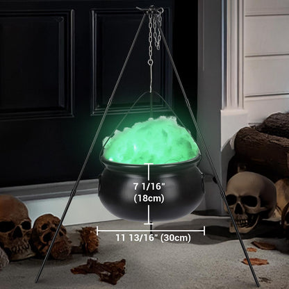 Yescom Halloween Witch Cauldron on a 31" Tripod with Lights