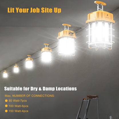 LED Work Light - Square, 100W, 5000K, 15000 Lumens, 100-277 VAC