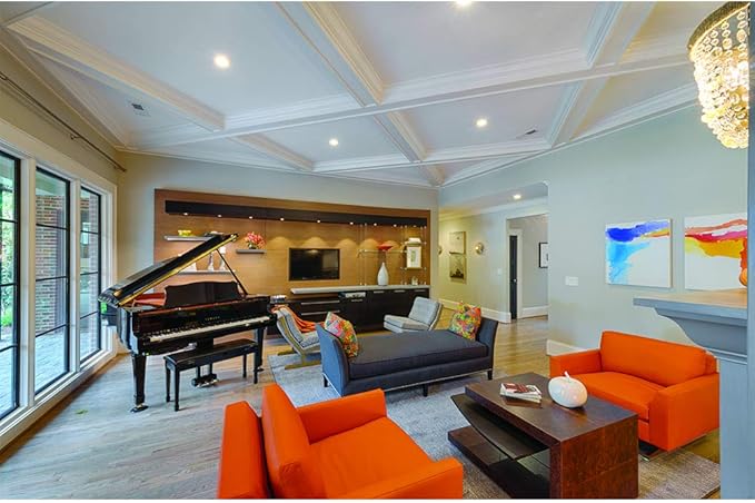 LED Recessed Downlight, 8 Inch, Selectable 36W/27W/18W and CCT 2700K-5000K, 4,000 Lumens, 120-347 VAC