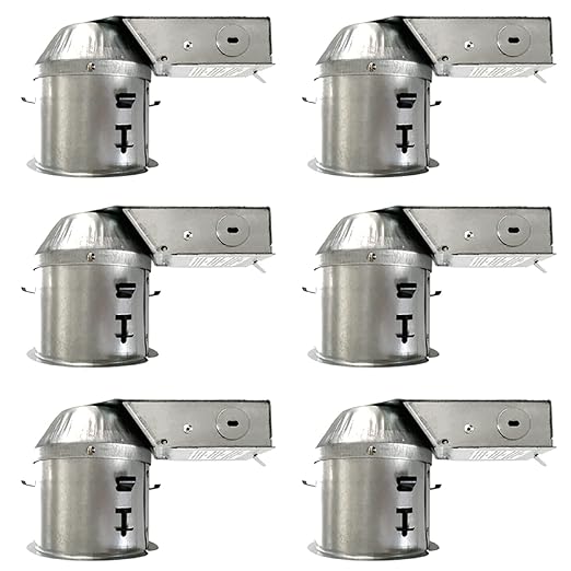4",6"  LED Recessed Light Housing – 120V, Remodel Downlight Housing