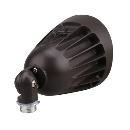 2nd Gen 25W LED Landscape Light - 3375 Lumens - 3000K-5000K CCT Adjustable - 120-277V - Ground Stake Mount - Bronze Housing