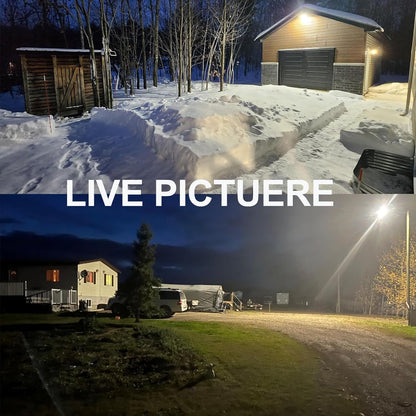 80W LED Barn Light with Photocell, 9600 Lumens, 5000K, 100-277 VAC