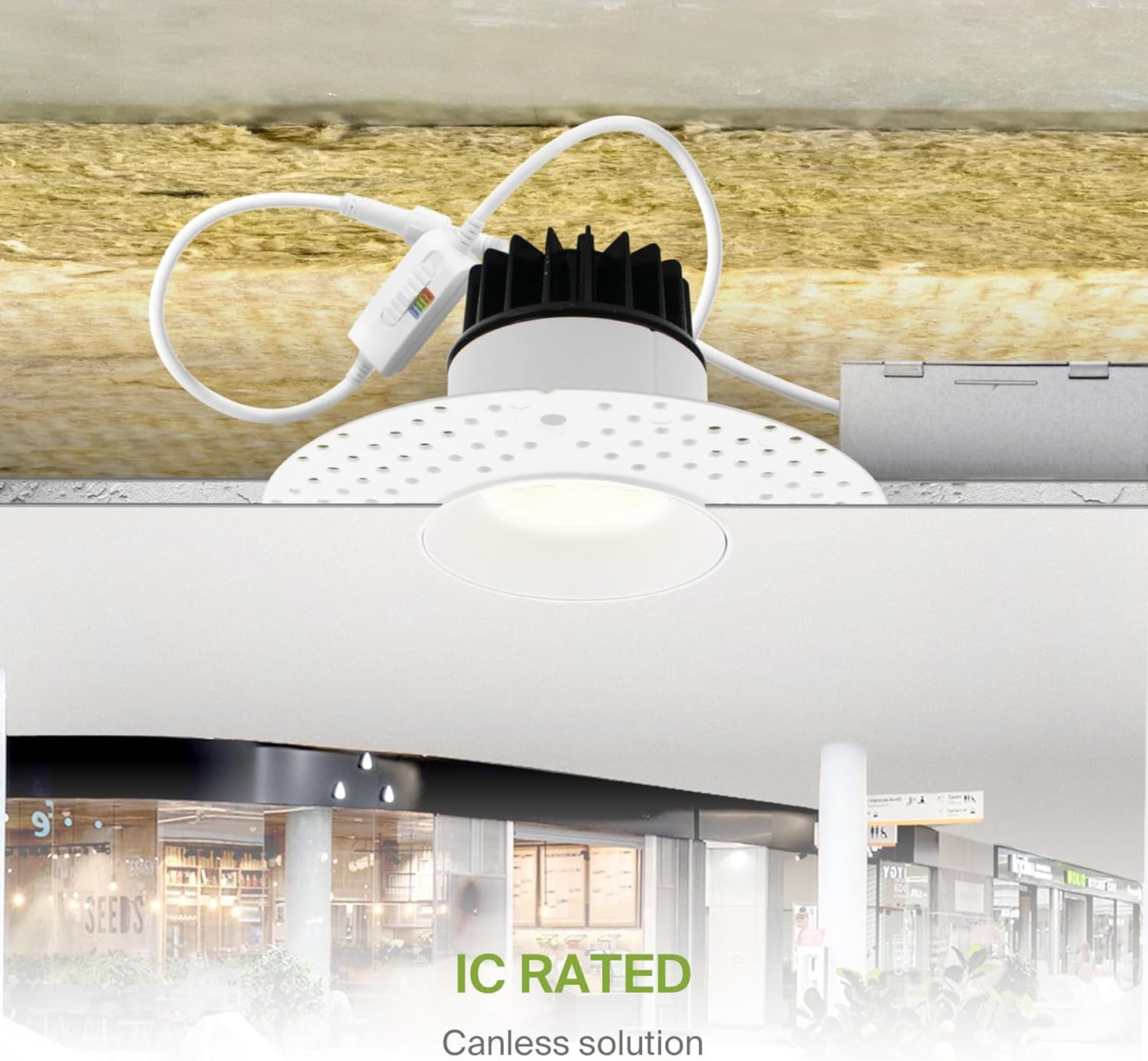 3 Inch LED Downlight, 15W, Selectable CCT, 900 Lumens, 120 VAC