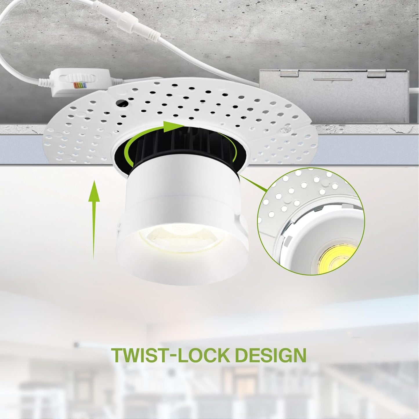 3 Inch LED Downlight, 15W, Selectable CCT, 900 Lumens, 120 VAC