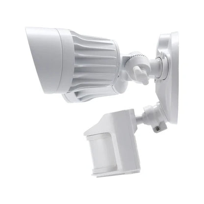 20W Twin Head Motion Sensor Light, 1400LM, 5000K Daylight, ETL, White
