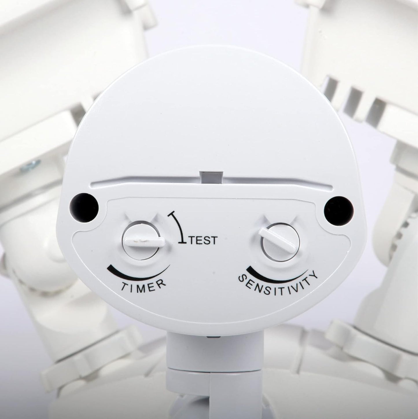 20W IP65 Waterproof LED Security Flood Light with Motion Sensor, 5000K, 1400LM, White, Dual Heads