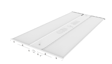 LED Linear High Bay Light, 2ft, 160W/110W/80W, 3500K/4000K/5000K, 24,000 Lumens, 120-277 VAC