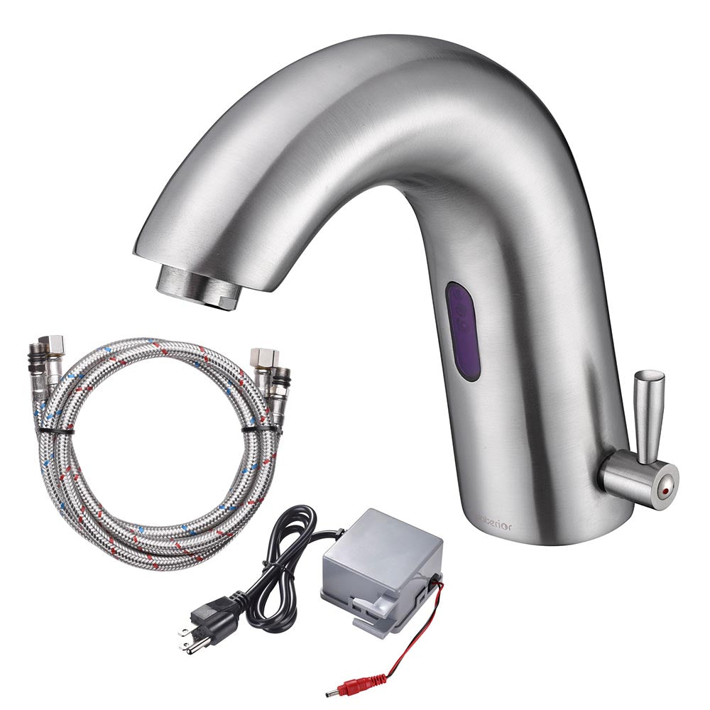 Aquaterior Touchless Lavatory Sink Faucet Hot & Cold 7"