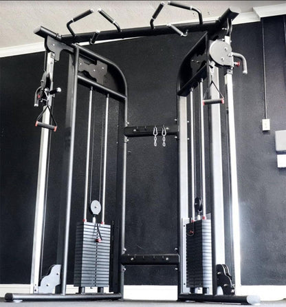 Megatron Dual Adjustable Pulley (88" & 95" height) - Muscle D Fitness - Functional Pull-Up Bar - Adjustable Height