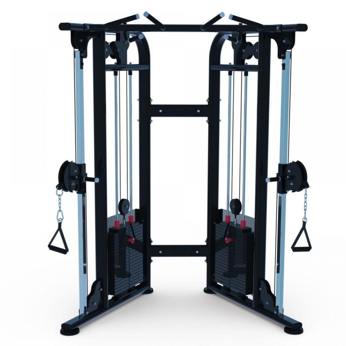Megatron Dual Adjustable Pulley (88" & 95" height) - Muscle D Fitness - Functional Pull-Up Bar - Adjustable Height