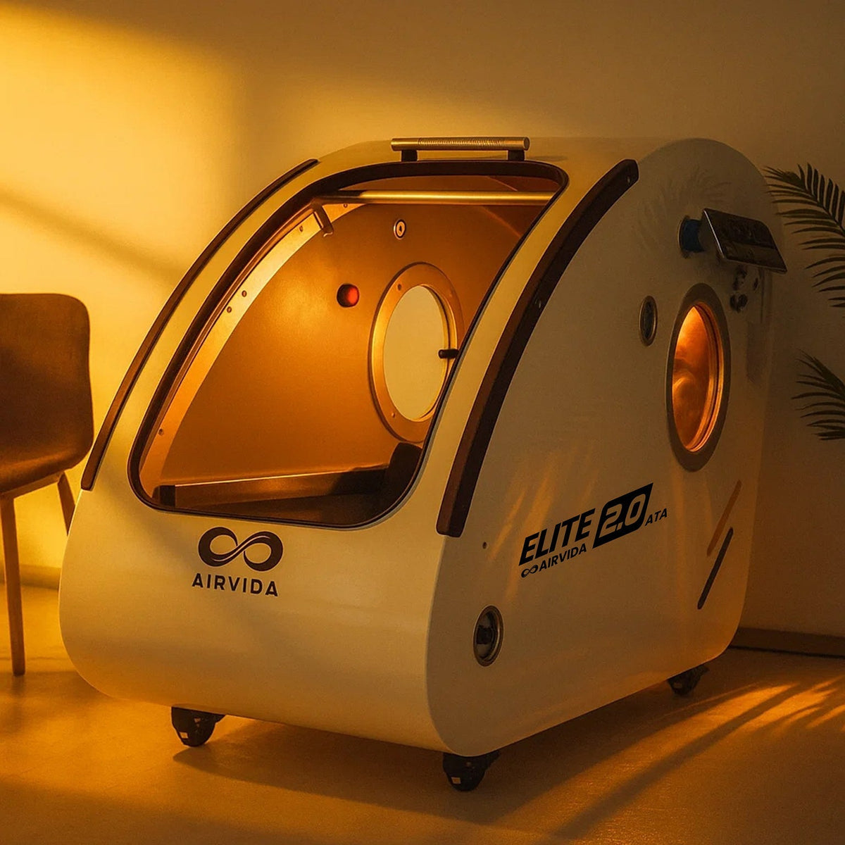 Airvida Elite Sitting Hard Shell Hyperbaric Chamber – 1.3–2.0 ATA