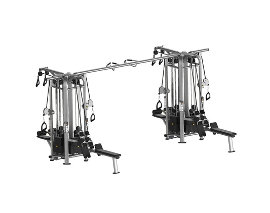 8 Stack Megatron Deluxe Jungle Gym 3 Colors - Muscle D Fitness - Commercial Grade Selectorized Multi-Station